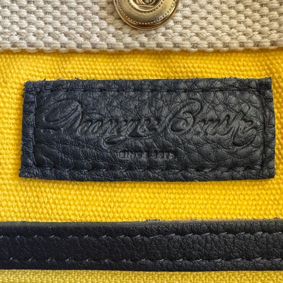 Dooney & Bourke Large Cream East West Grommet Tote Bag Shopper Handbag Purse - Picture 11 of 16